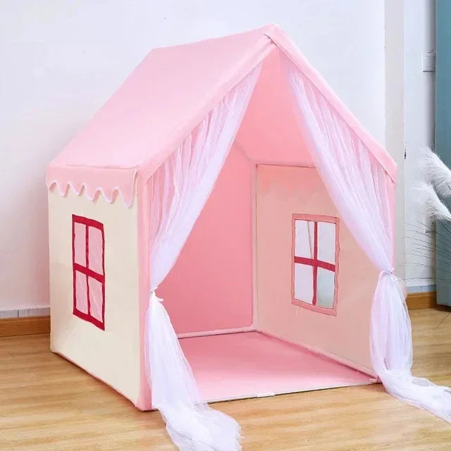 Tenda interna e externa para Crianças, Casinha de Princesa para Bebês